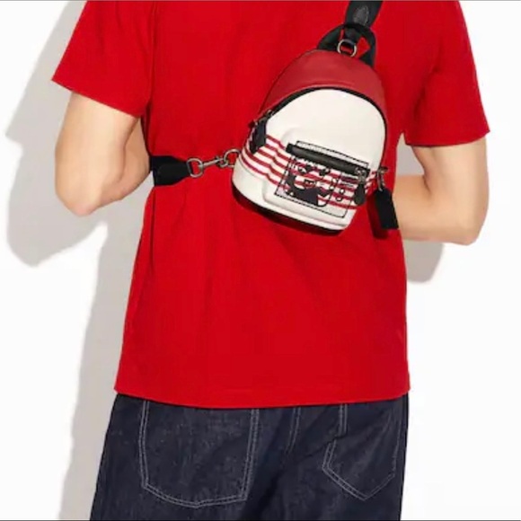 Coach Disney Keith Haring backpack crossbody bag BRAND NEW LIMITED EDITION - Picture 8 of 15